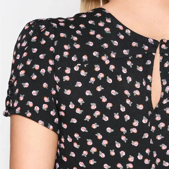 FREE PEOPLE Mia Short Sleeve Jumpsuit in‎ Black - Picture 5 of 10